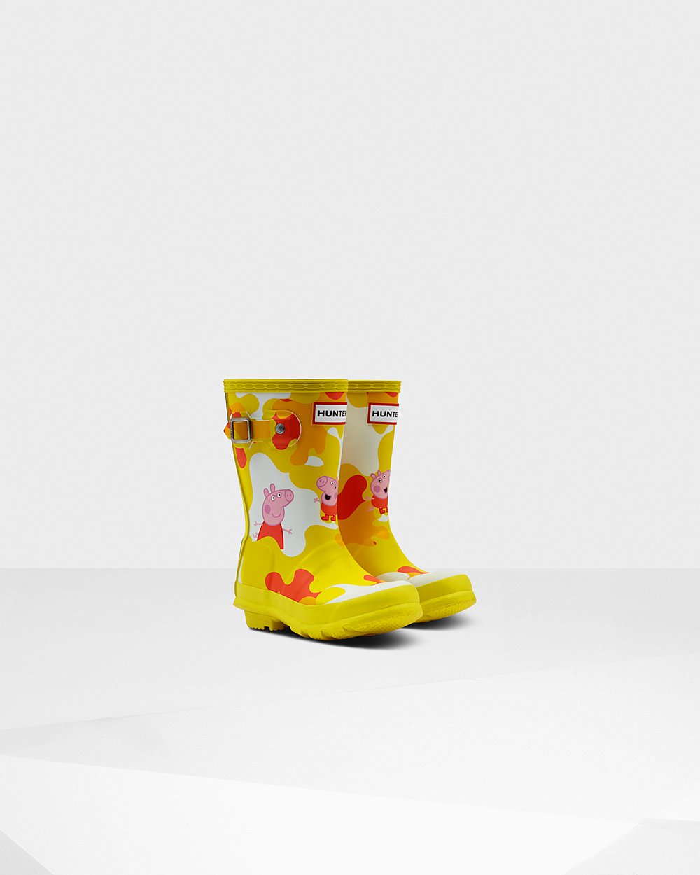 Kids Rain Boots - Hunter Original Little Peppa Pig (65SENOAHZ) - Yellow